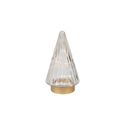 Glass Cone LED Tree