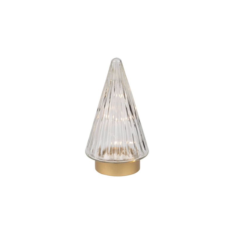 Glass Cone LED Tree