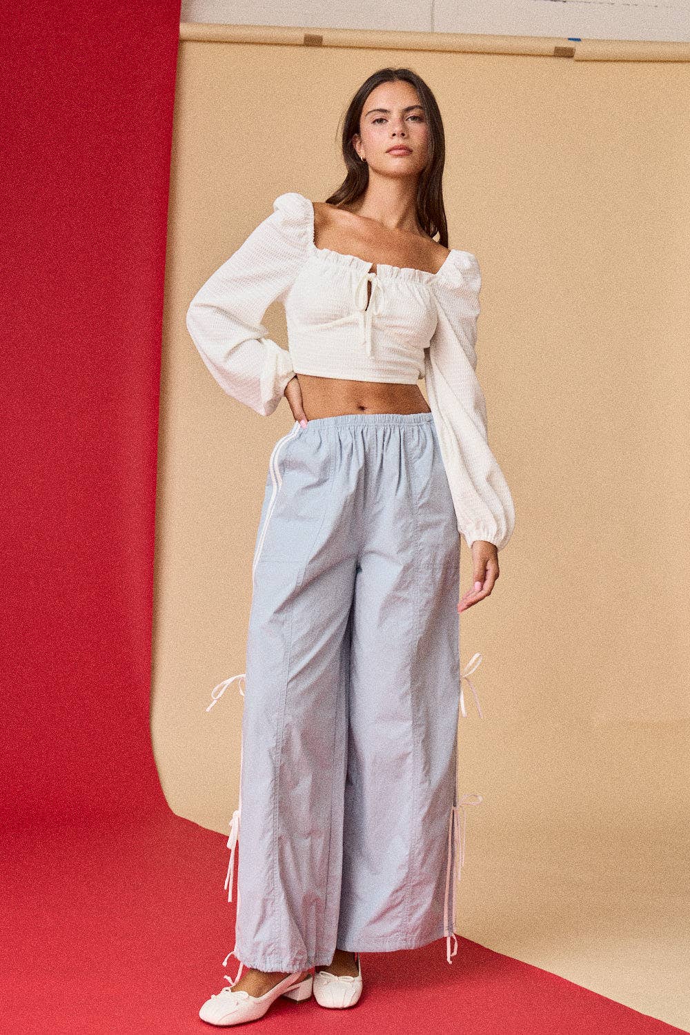 Athletic Pants with Bows