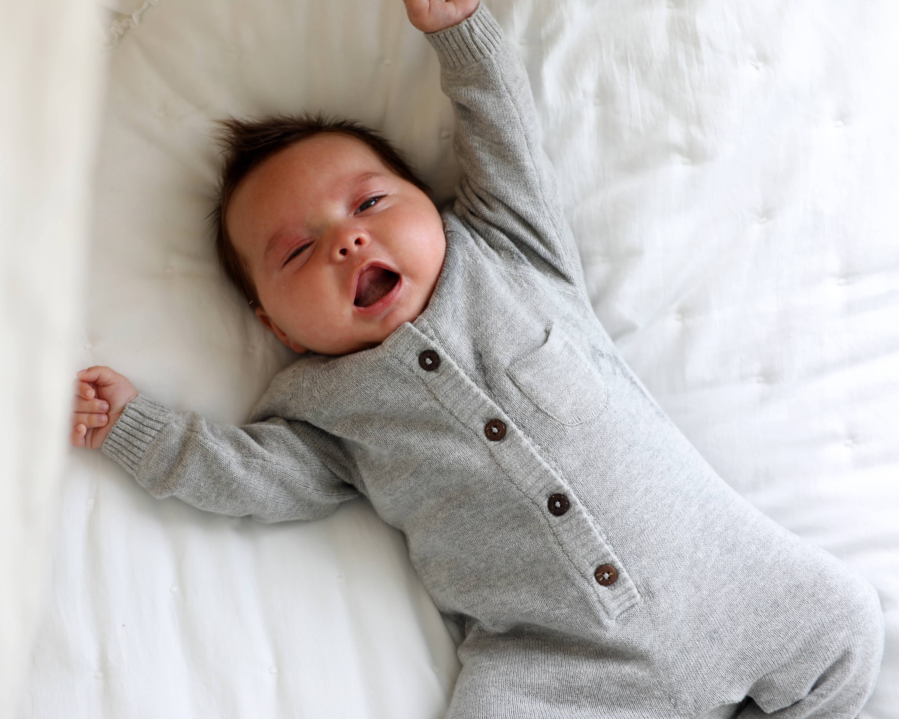 Milan Sweater Knit Baby Jumpsuit