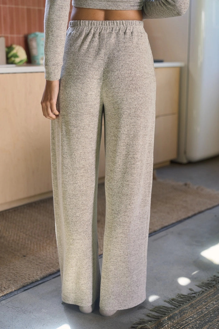Brushed Knit Relaxed Lounge Pants