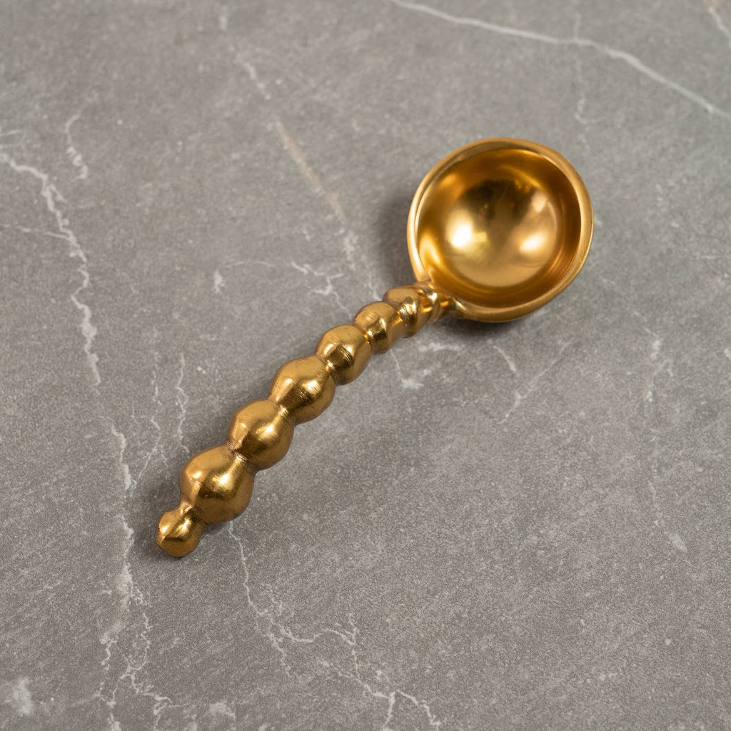 Gilded Beaded Handle Spoon