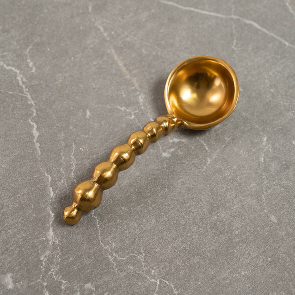 Gilded Beaded Handle Spoon