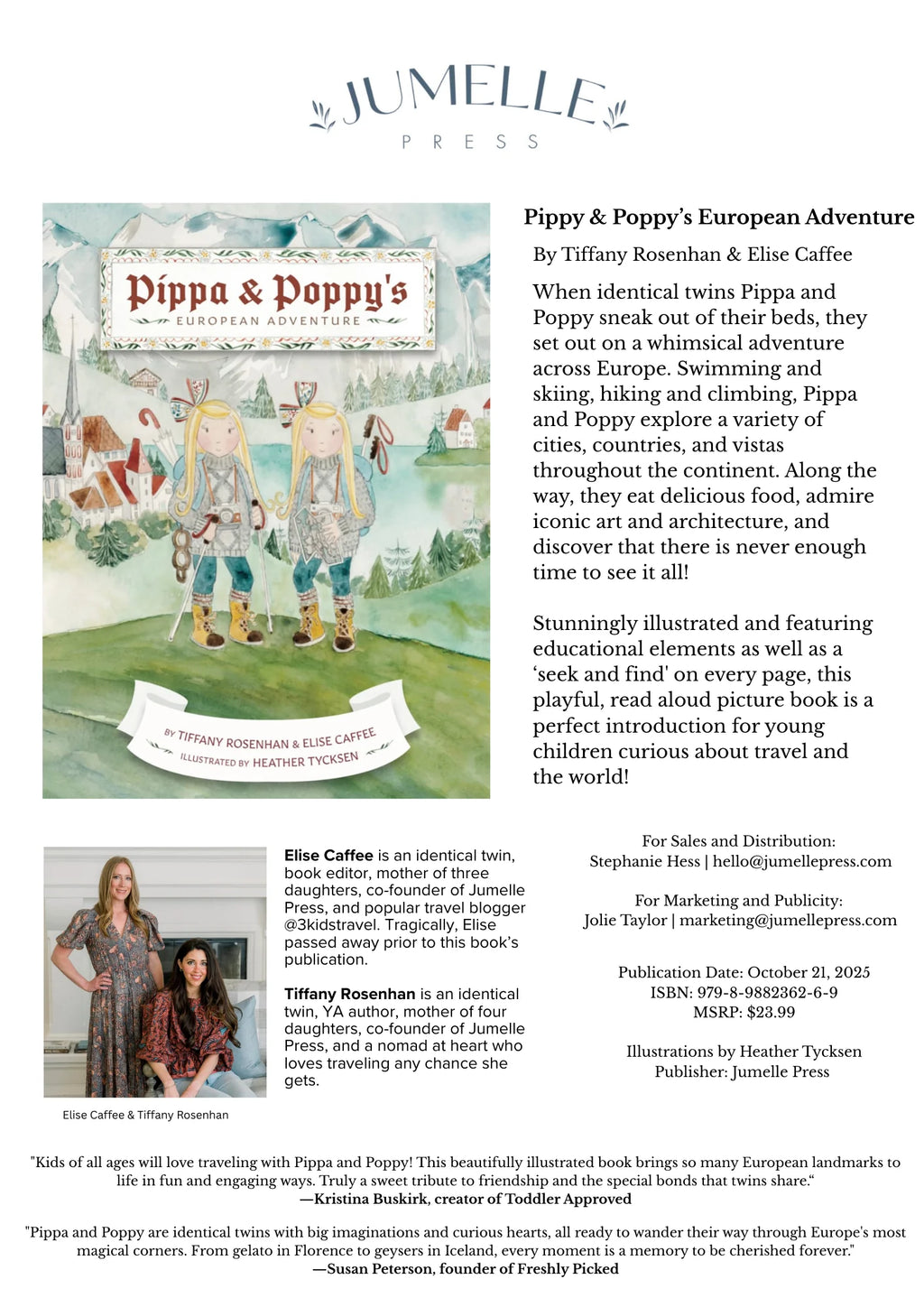 Pippa & Poppy's European Adventure