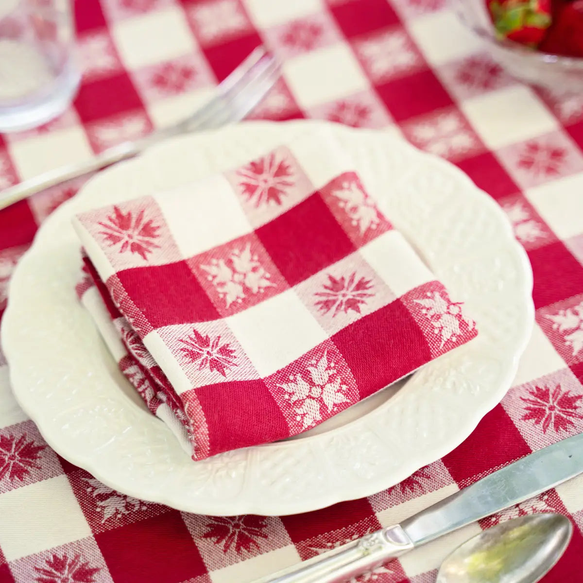 Charm Jacquard Tea Towel