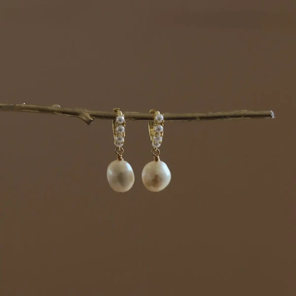 Marlowe Pearl Drop Earrings