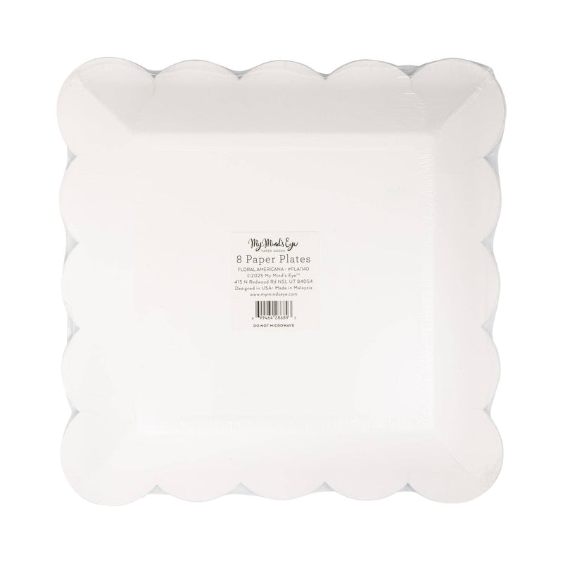 Floral Americana 9" Plate