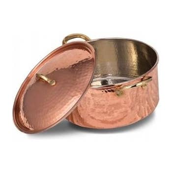 Handmade Hammered Copper Pot