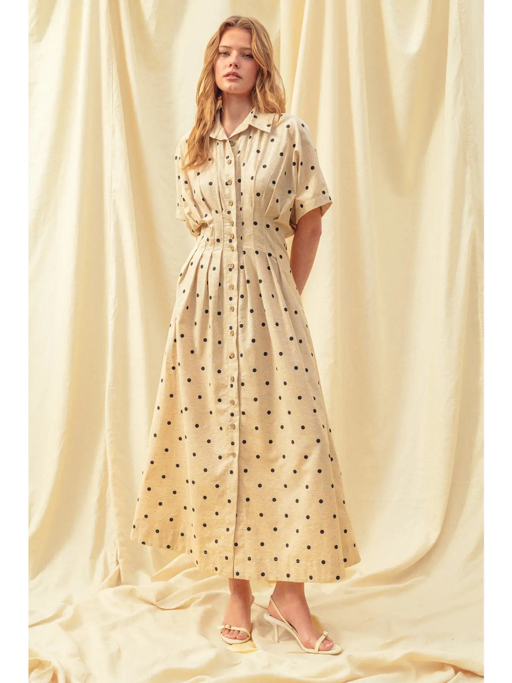 Polkadot Print Dress