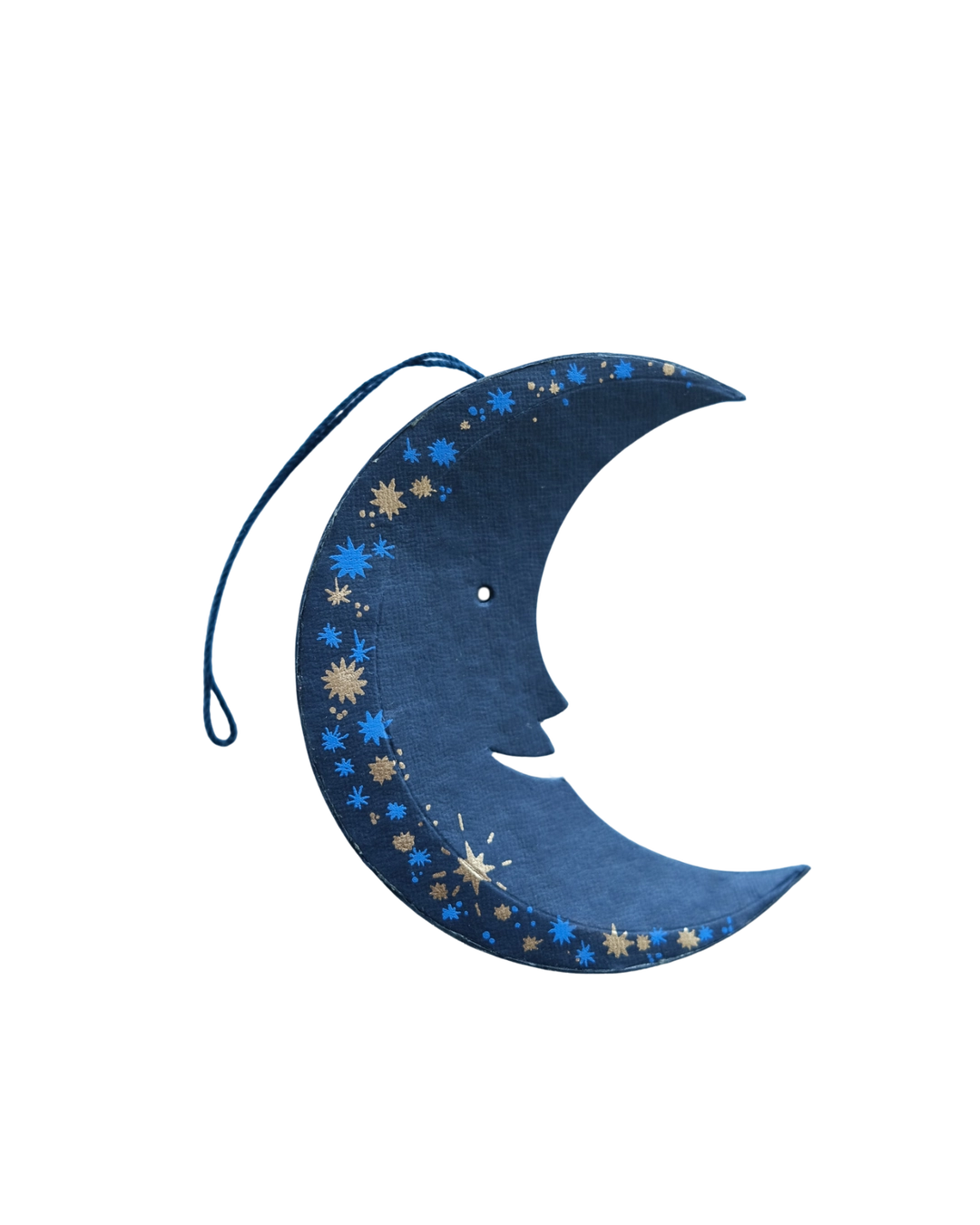 Midnight Man on the Moon Paper Ornament