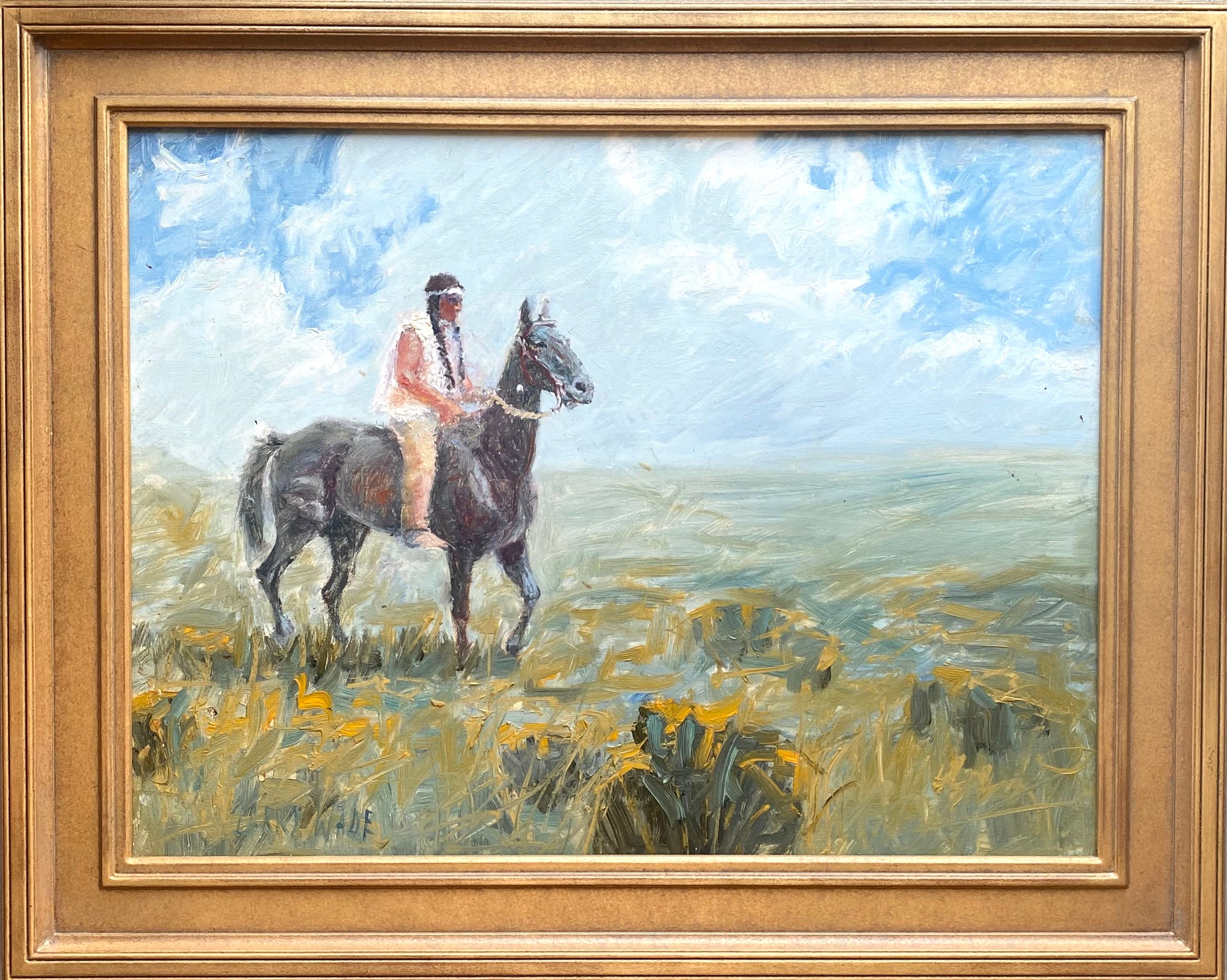 Native American on Horse