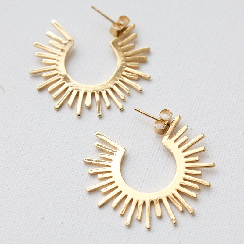 SUN SILHOUETTE HOOPS