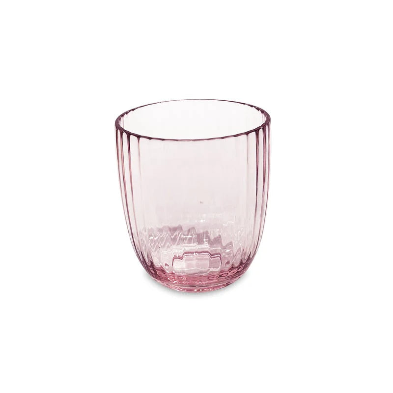 VIDA Acrylic Double Old Fashioned Pink Glass