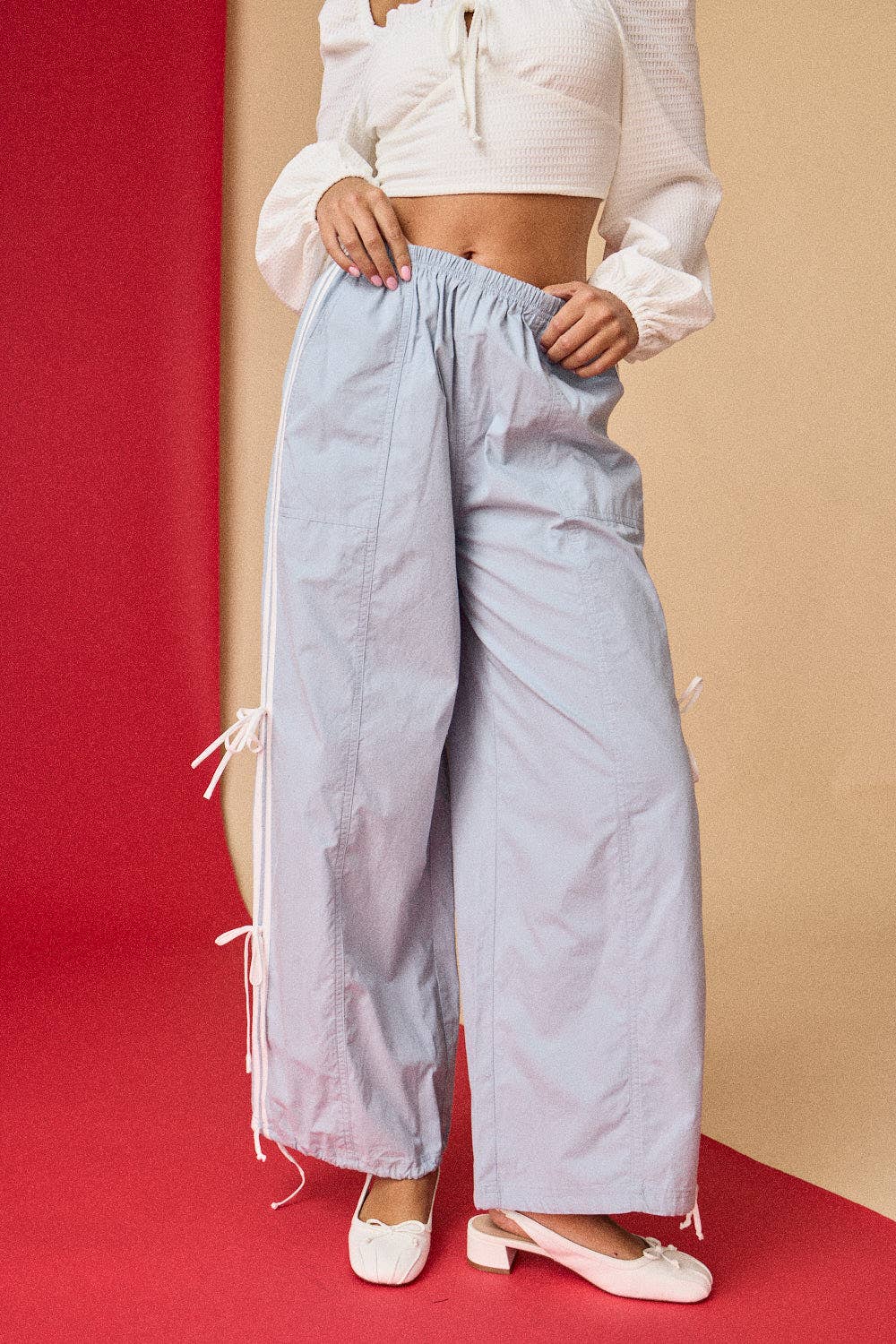 Athletic Pants with Bows