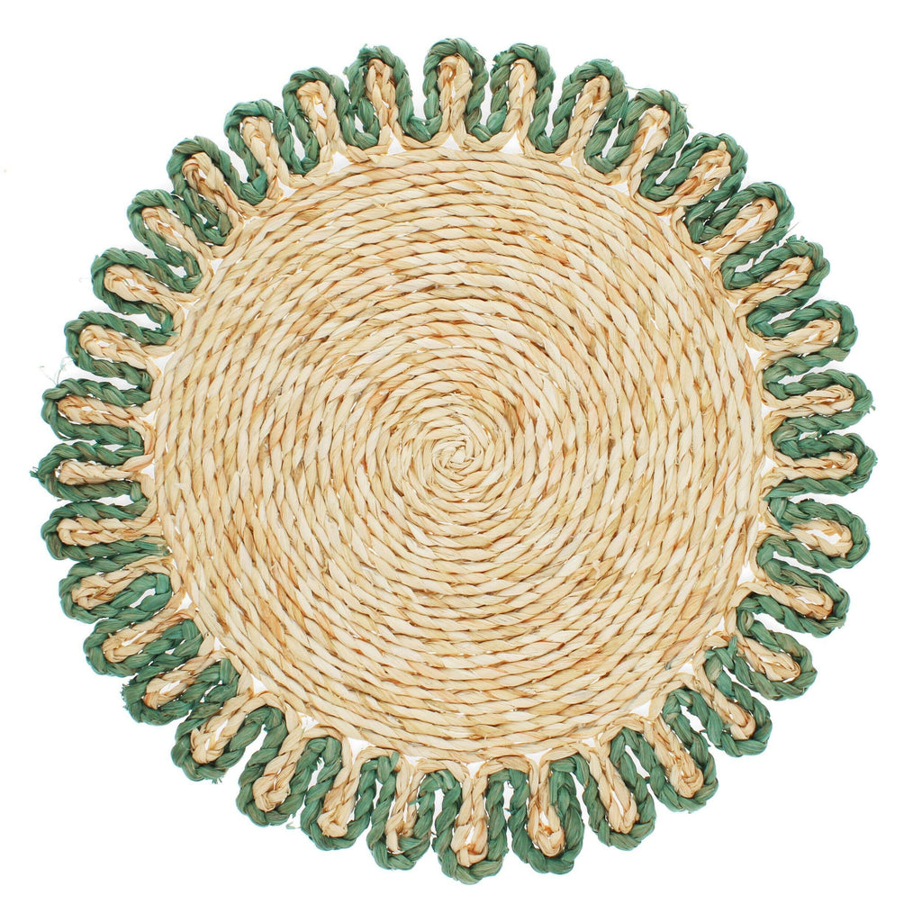 Corn Husk Placemat - Blue