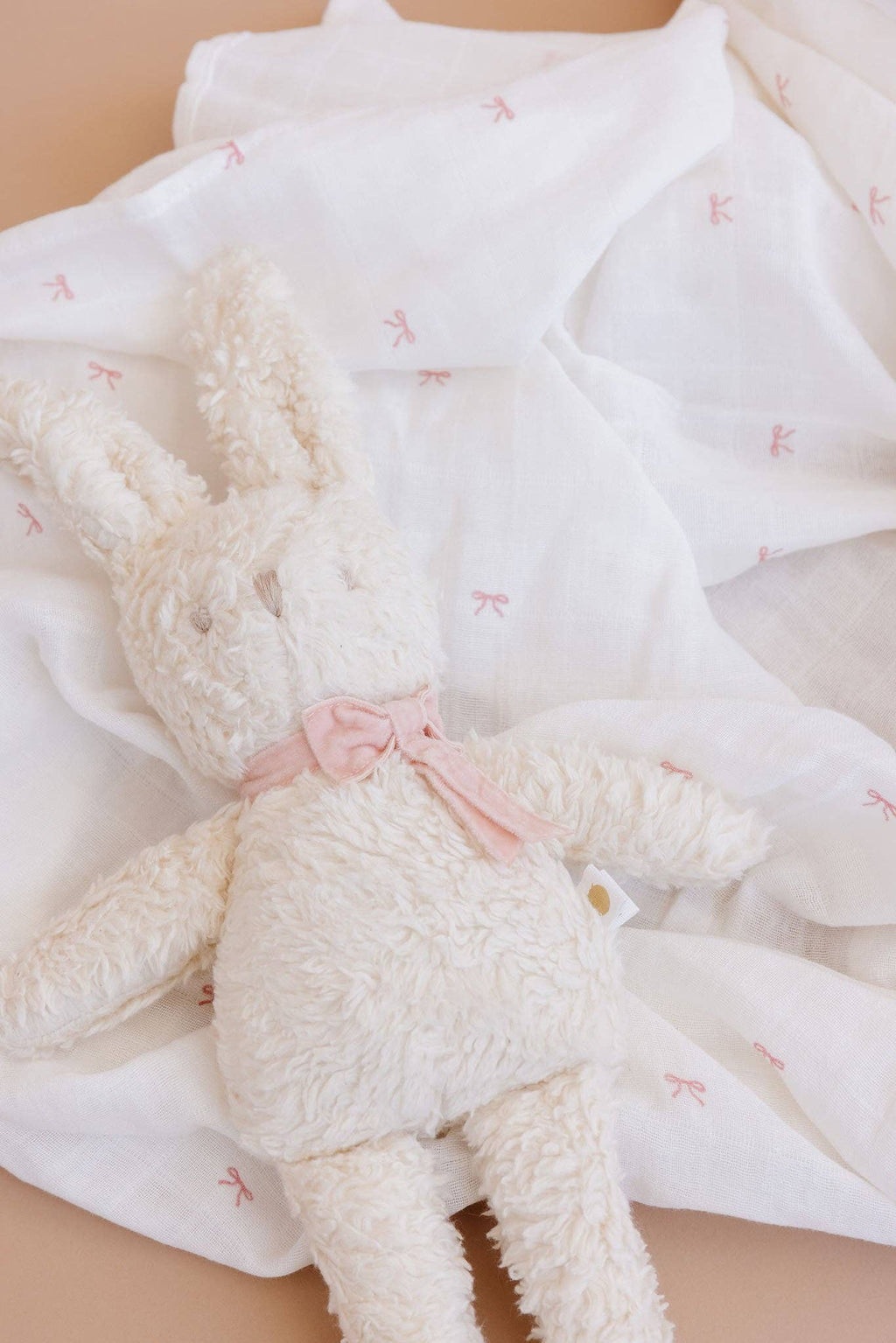 Pink Bow Swaddle
