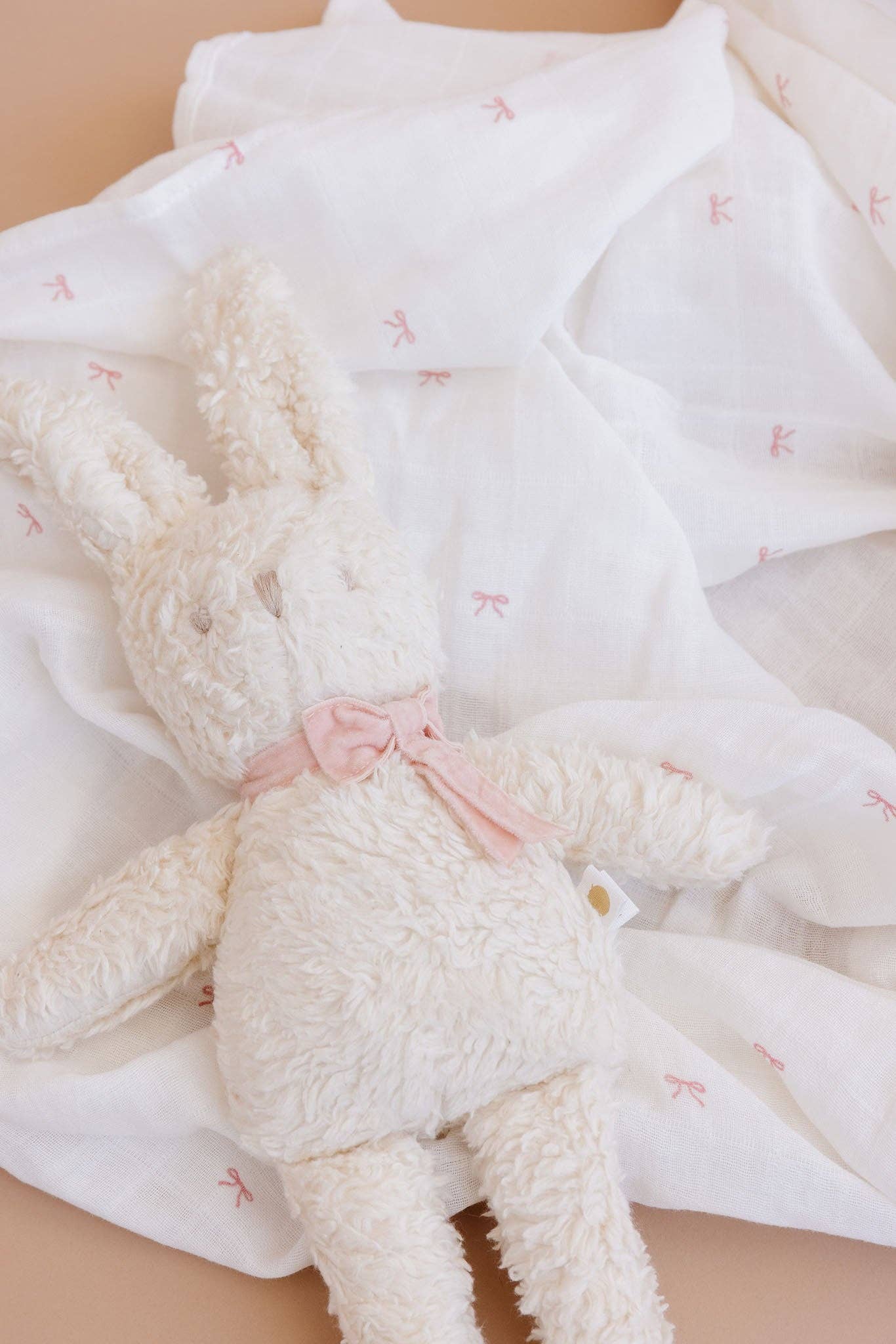 Pink Bow Swaddle
