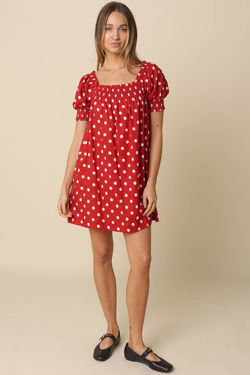 Ally Polka Dot Dress