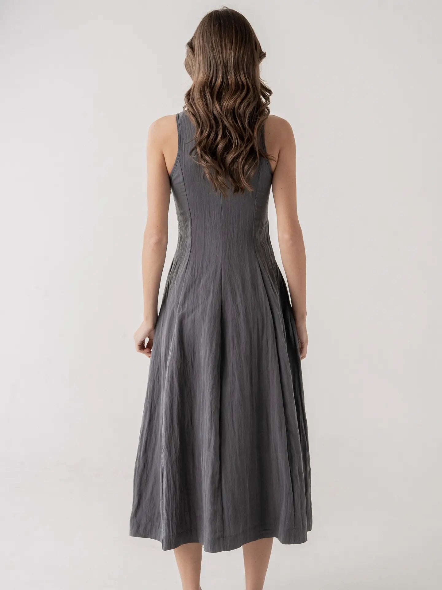 Sleeveless Flowy Midi Dress