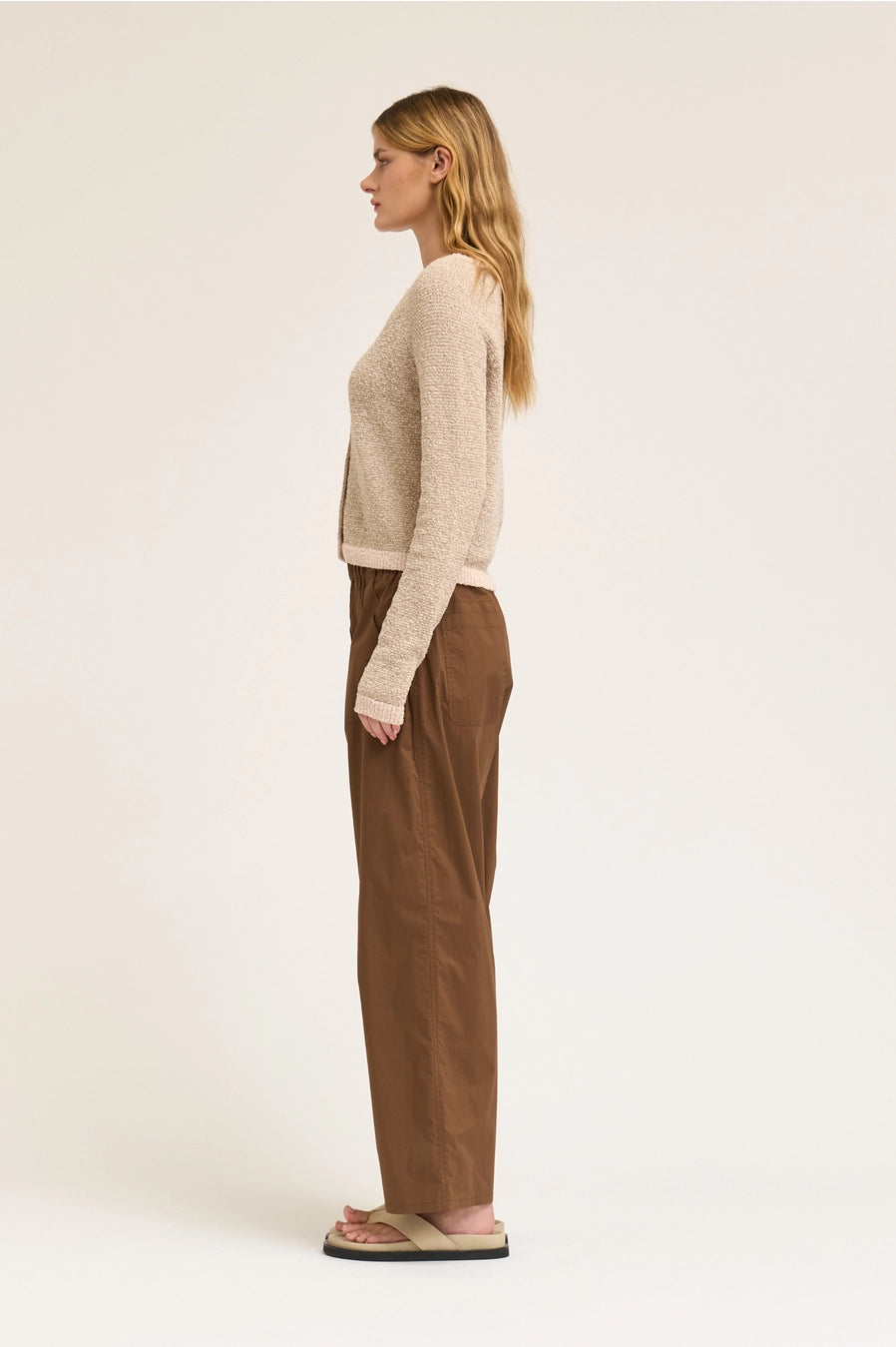 Poplin Cotton Loose Fit Pants