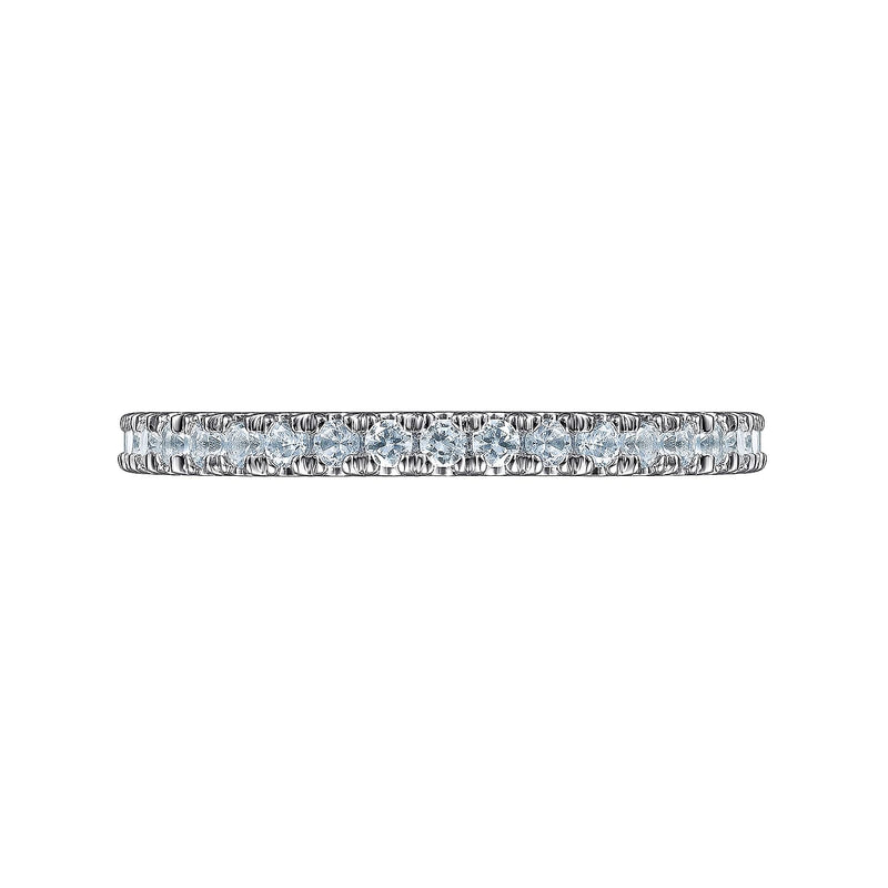 Blue Topaz Pave Band