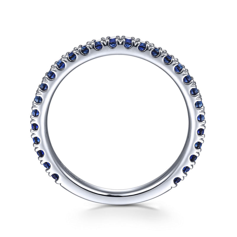 Blue Sapphire Stackable Band