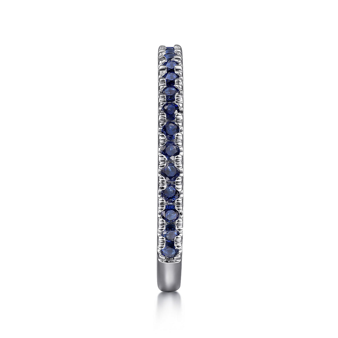 Blue Sapphire Stackable Band