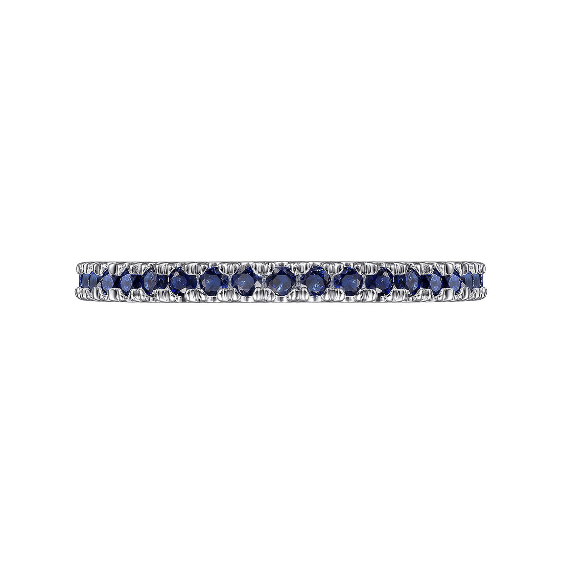 Blue Sapphire Stackable Band