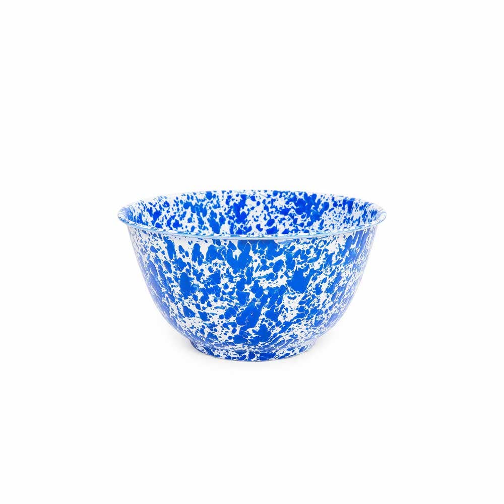 Splatter Enamelware Salad Bowl