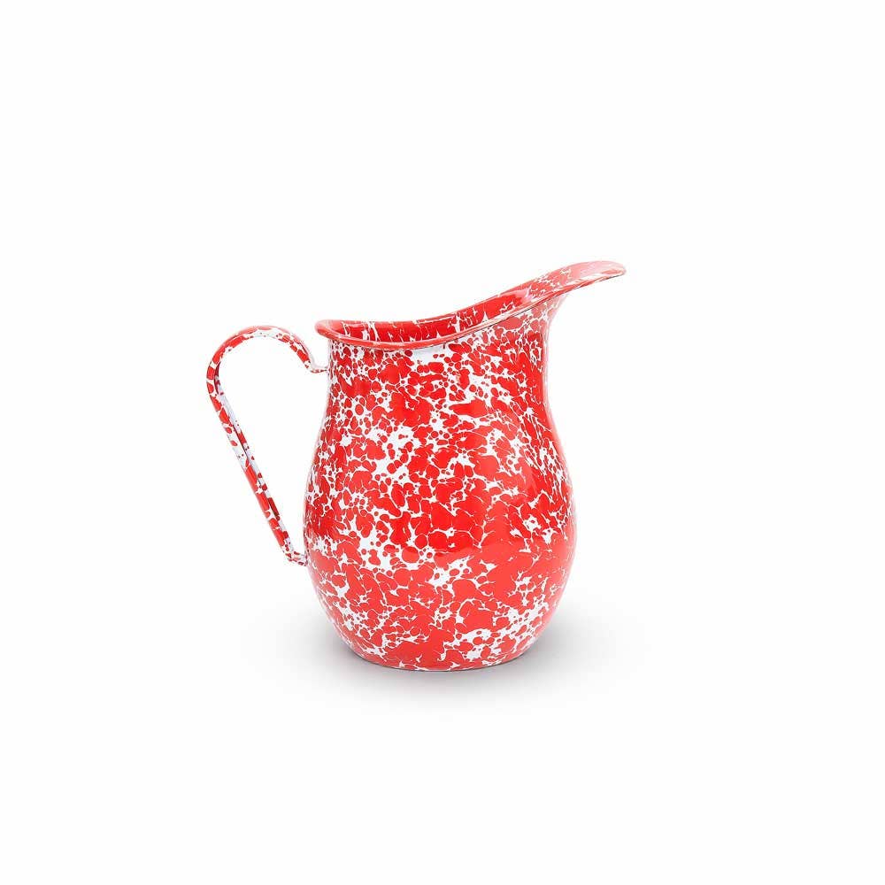 Splatter Enamelware Pitcher