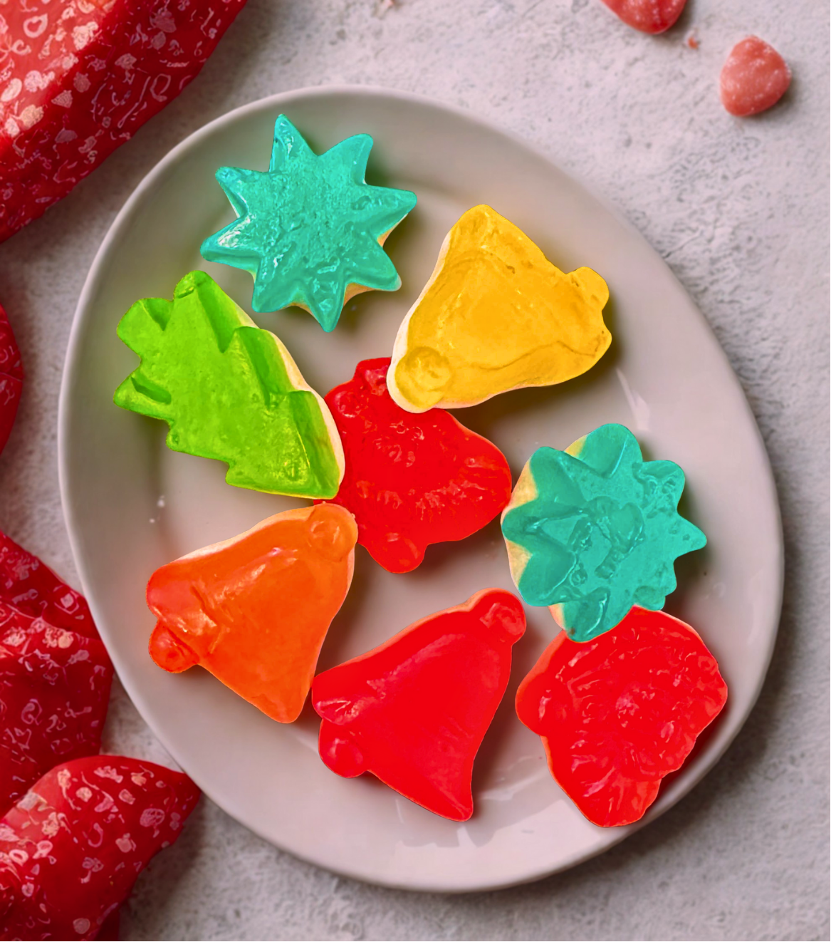 Christmas Mix Bon Bon Gummy Candies