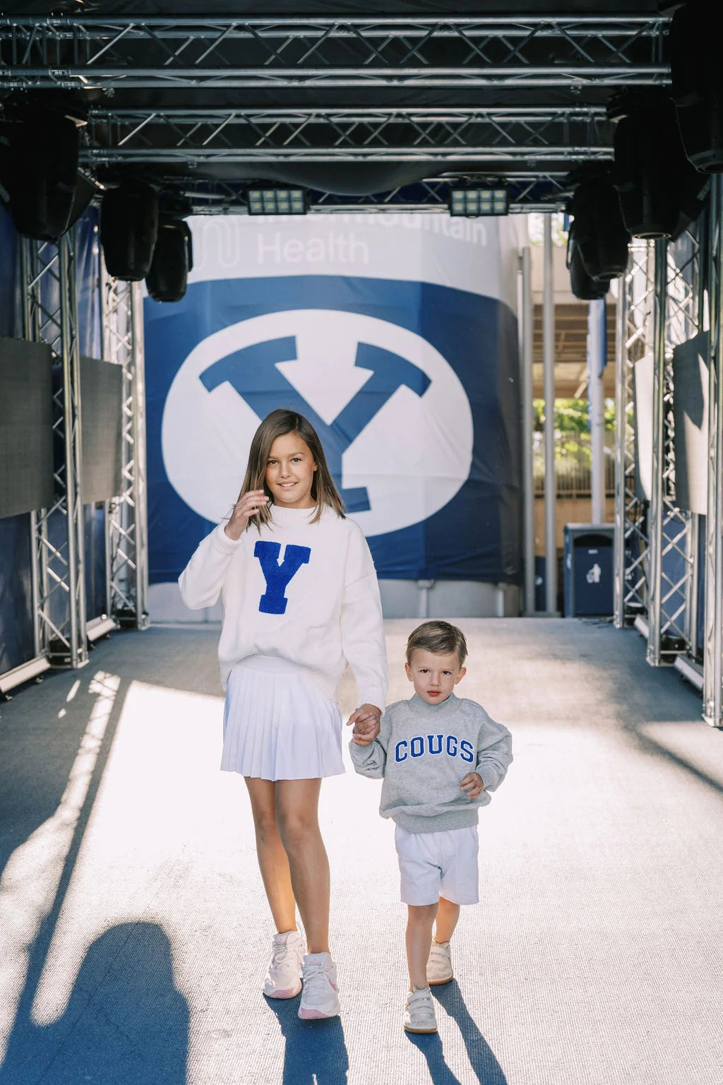 Mini Cougs Mock Neck