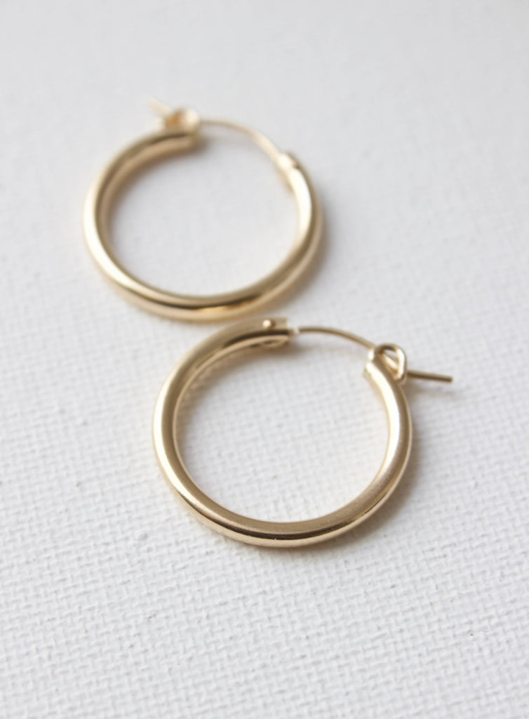 Gold Filled Hoops
