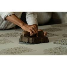 Clementine Block Print Apron