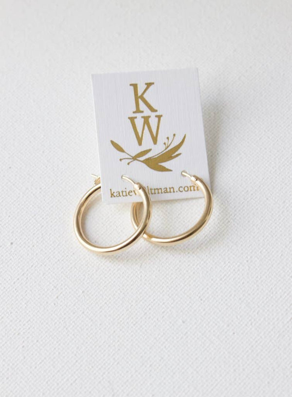 Gold Filled Hoops