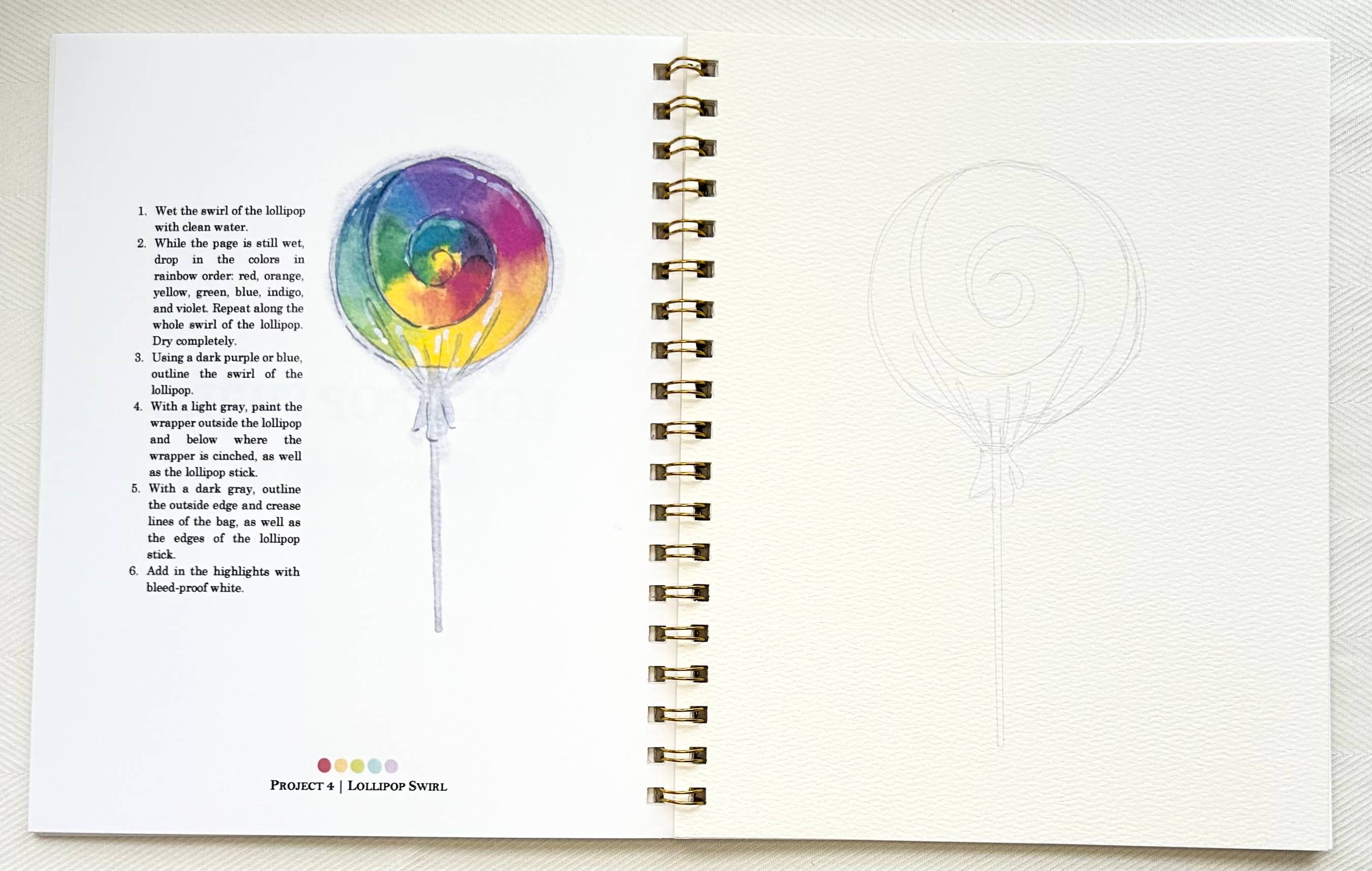The Sweet Shop Watercolor Workbook