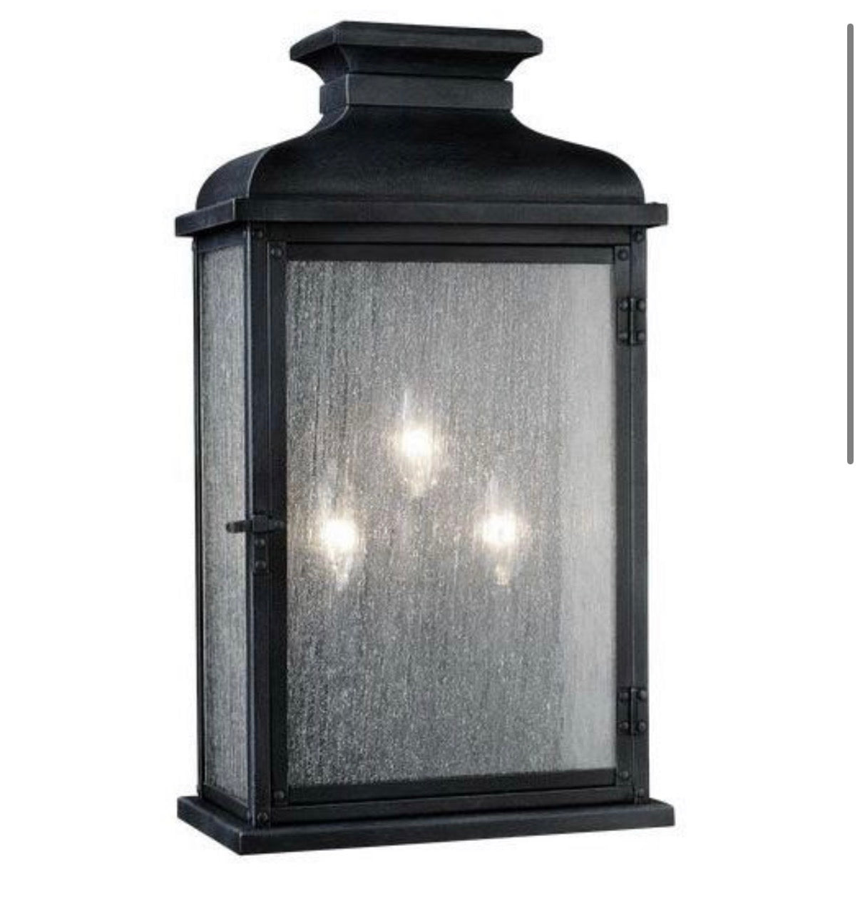 IN STORE Three Light Outdoor Sconce