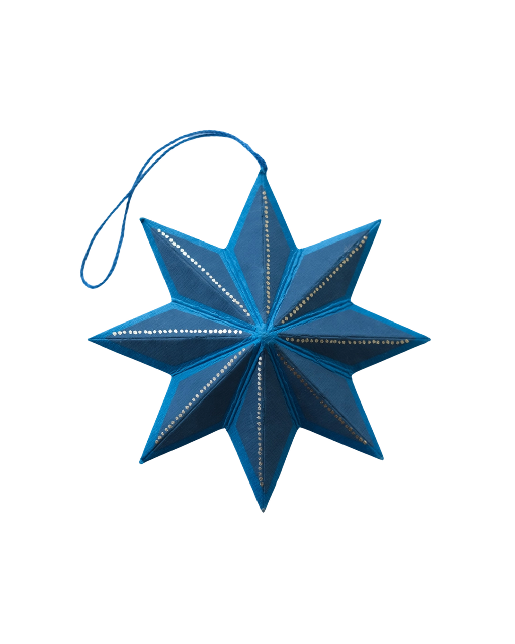 Midnight Star Paper Ornament