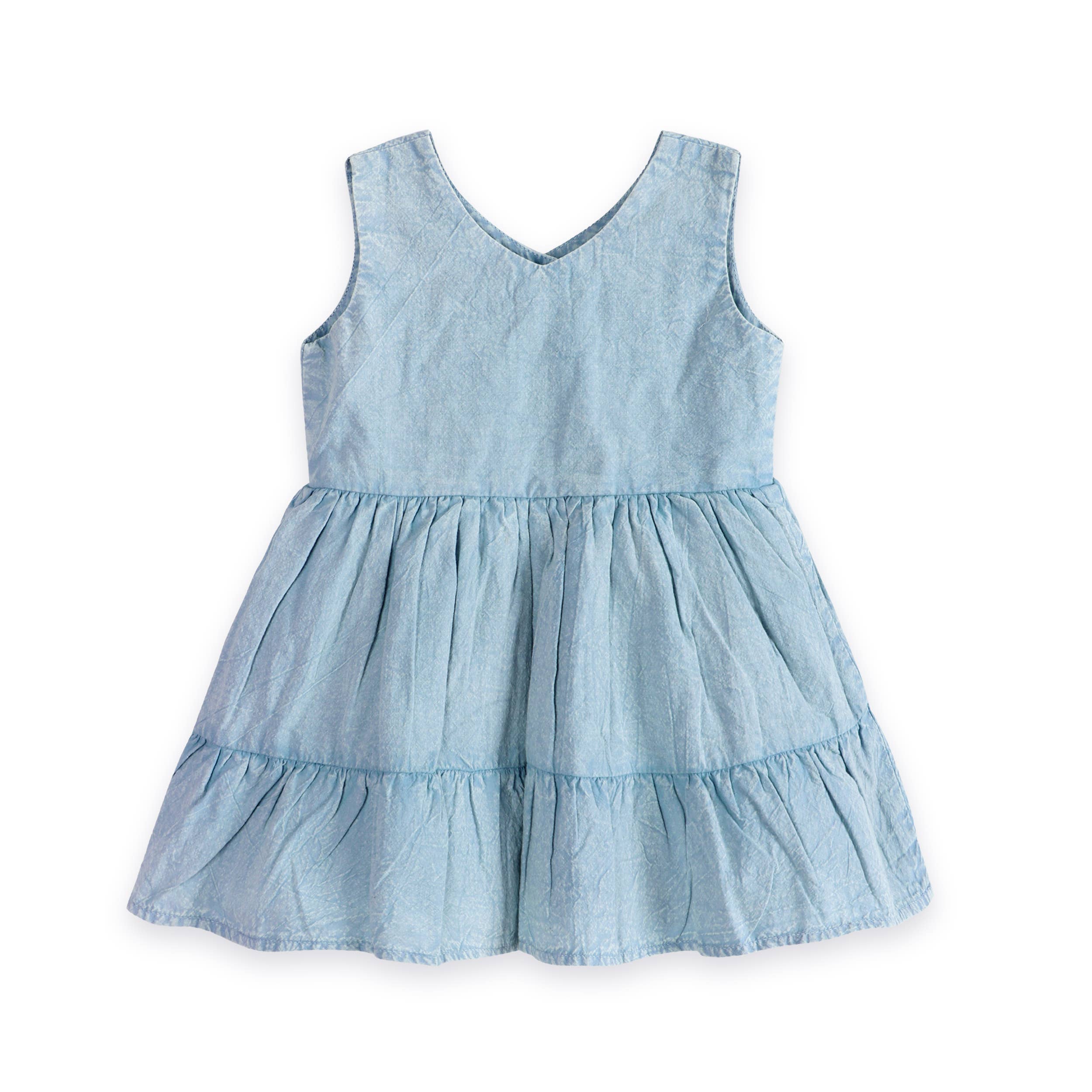 River Baby Dress + Bloomer Set
