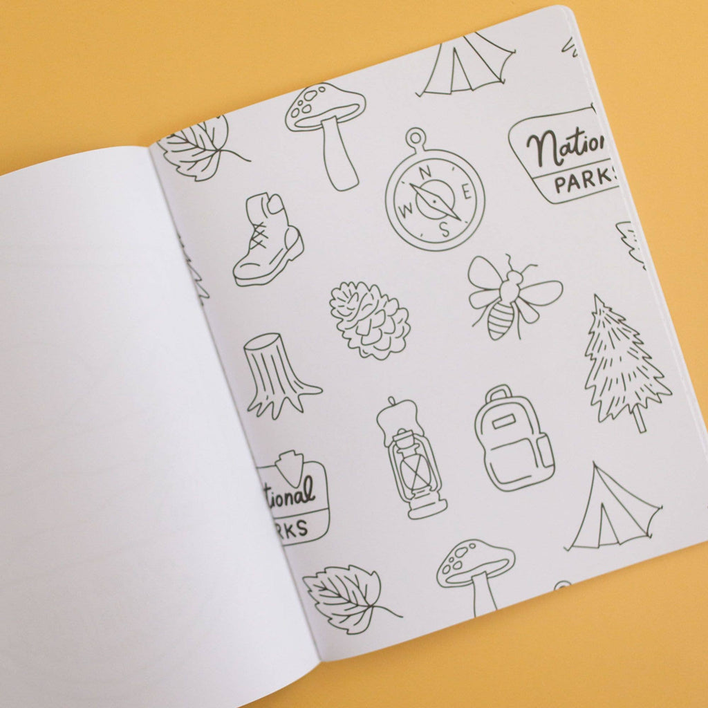National Parks Coloring Book