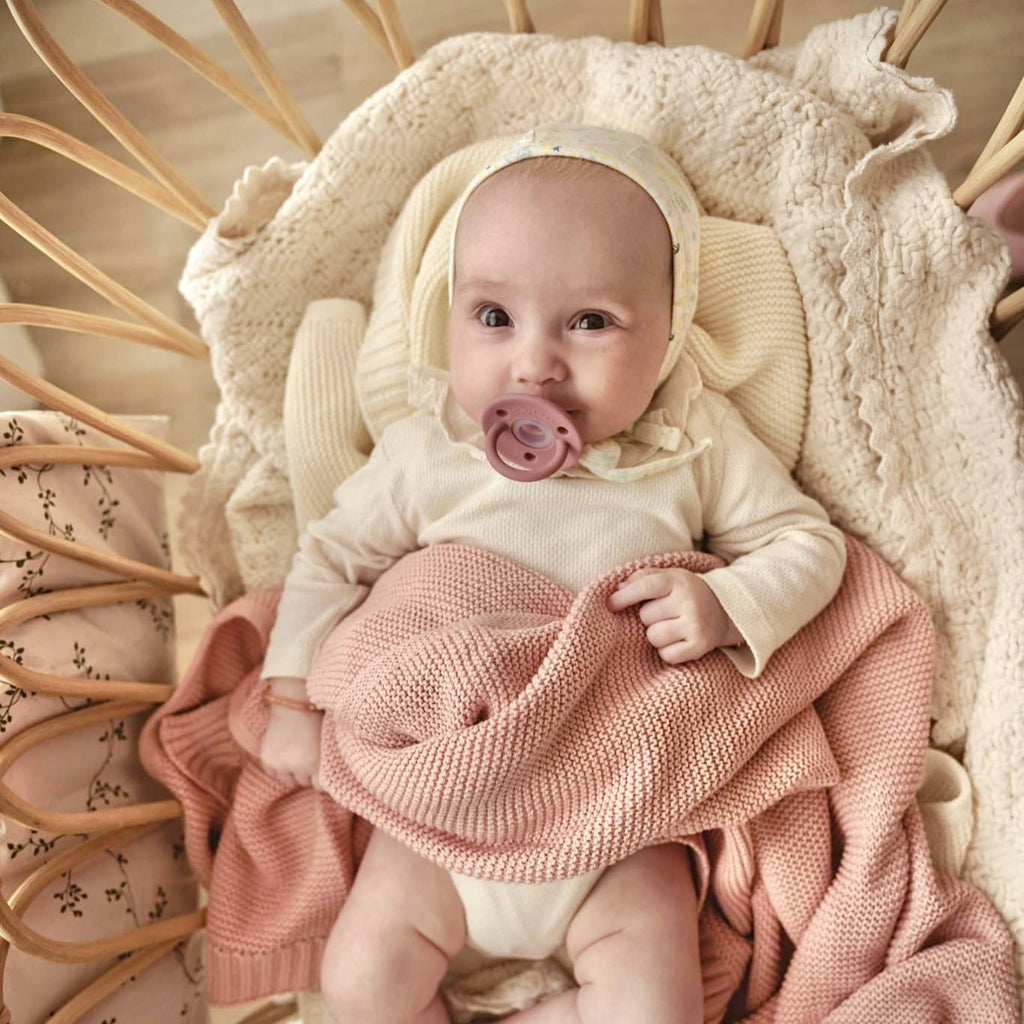 Heritage Knit Swaddle Baby Blanket