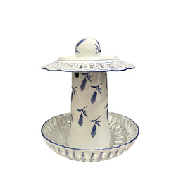 Blue&White Bird Feeder