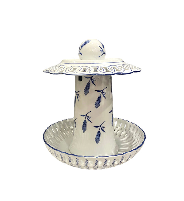 Blue&White Bird Feeder