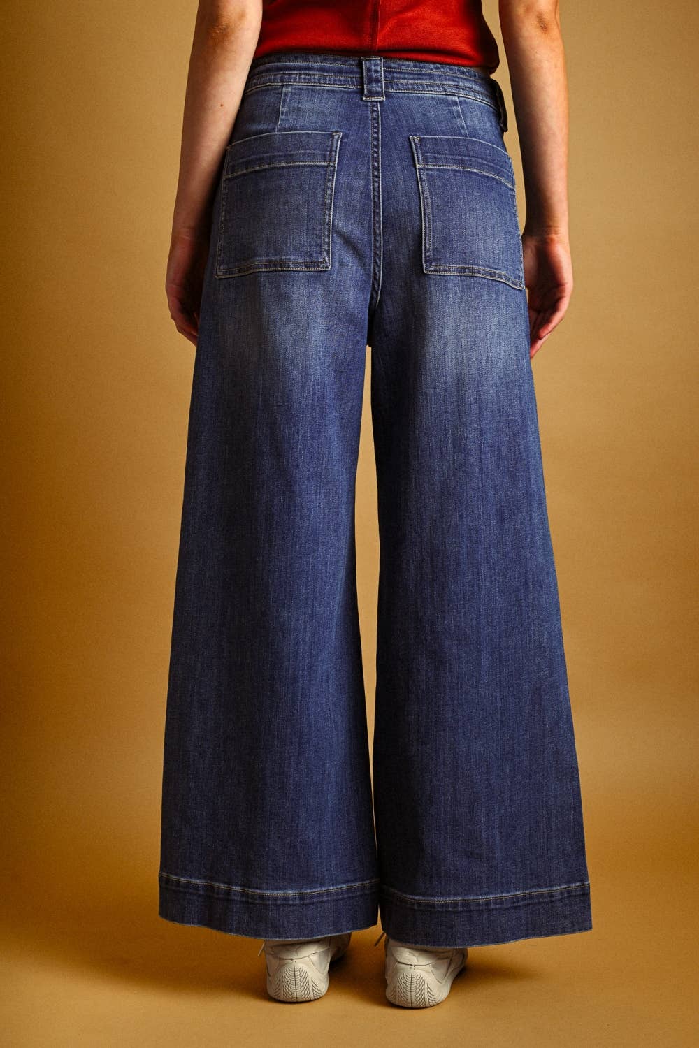 Tie Front Denim Pants