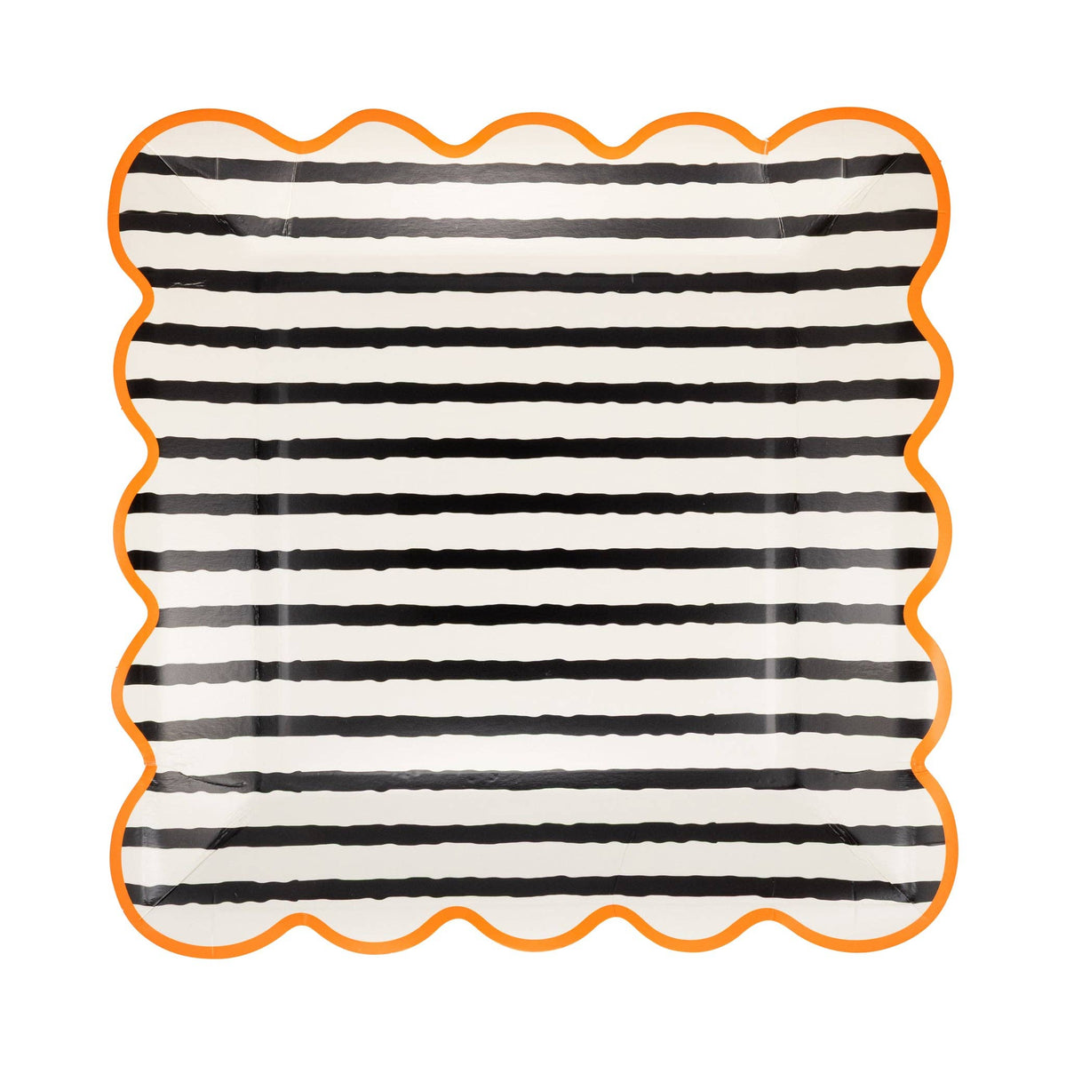 Halloween Stripe Plate Set