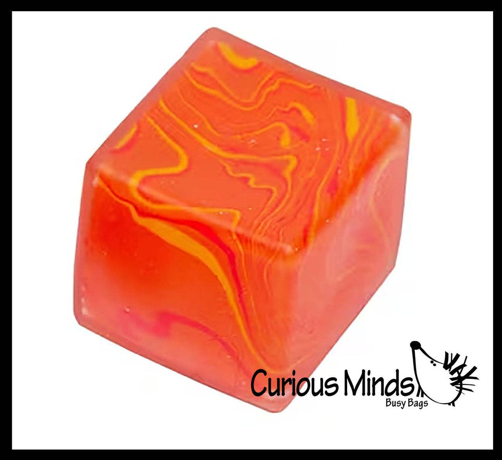 Marbled Sugar Ice Cube Stretch Ball