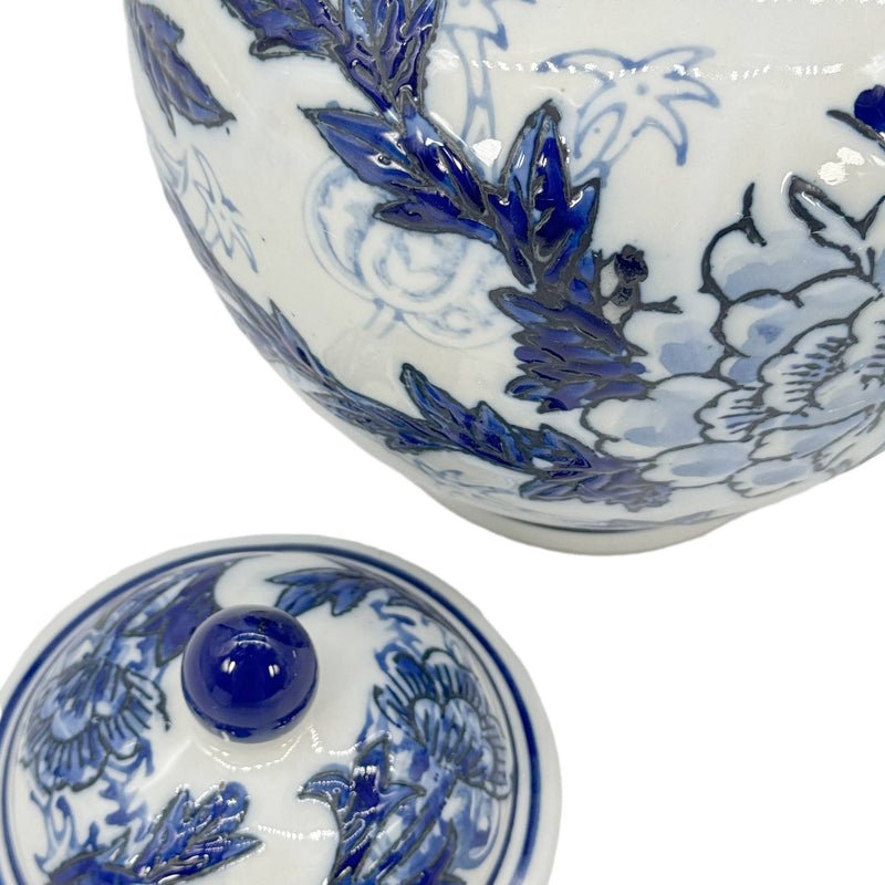Cobalt Bleu Ginger Jar