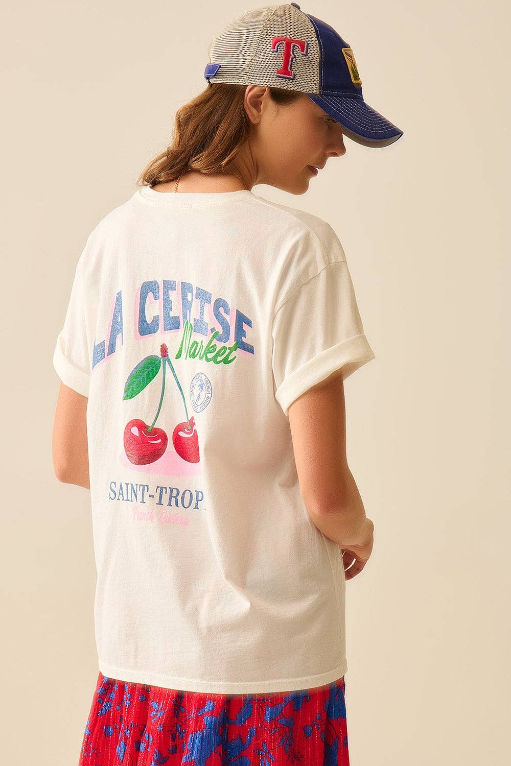 La Cerise Market White Tee