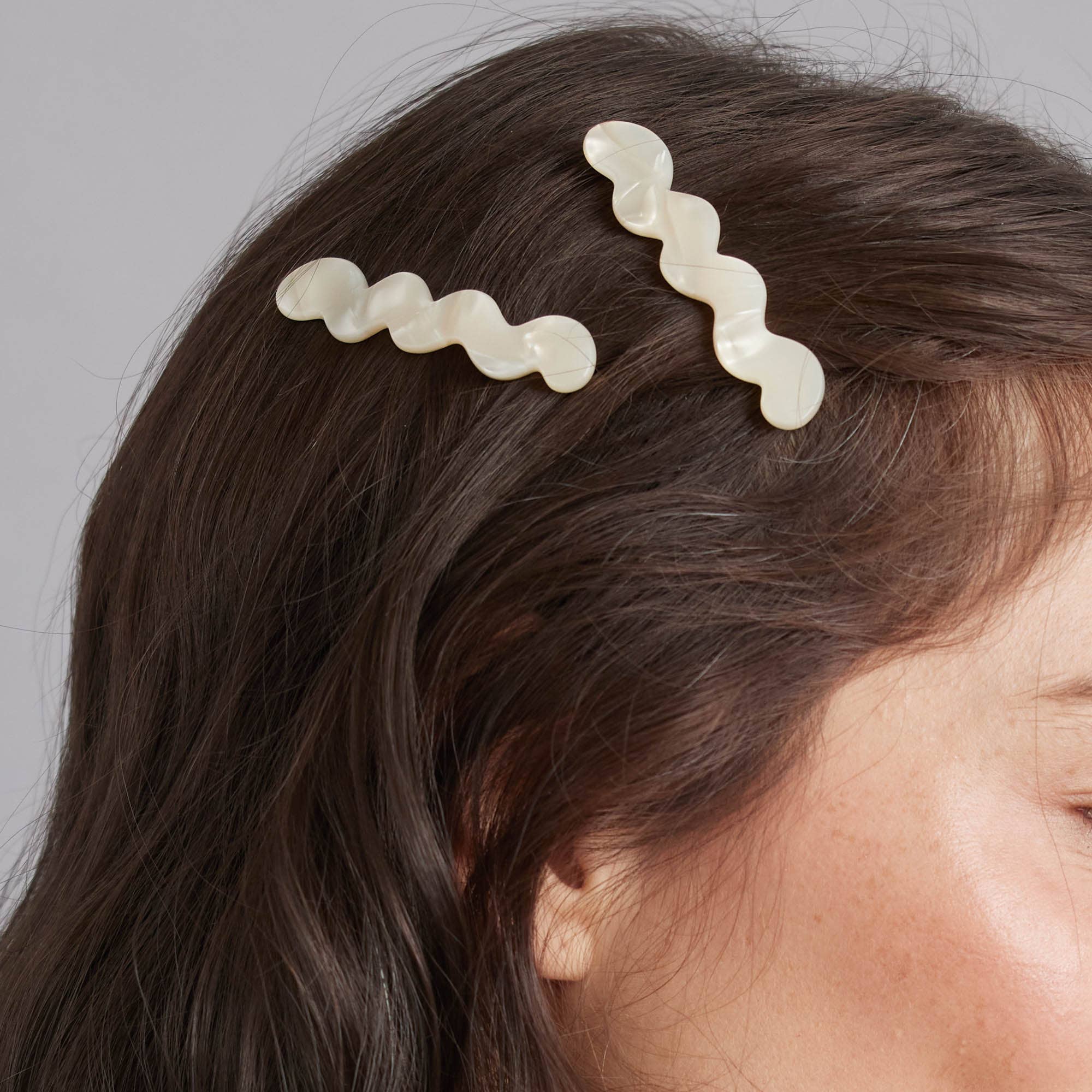 Eco Cloud Wave Slide Hair Pin