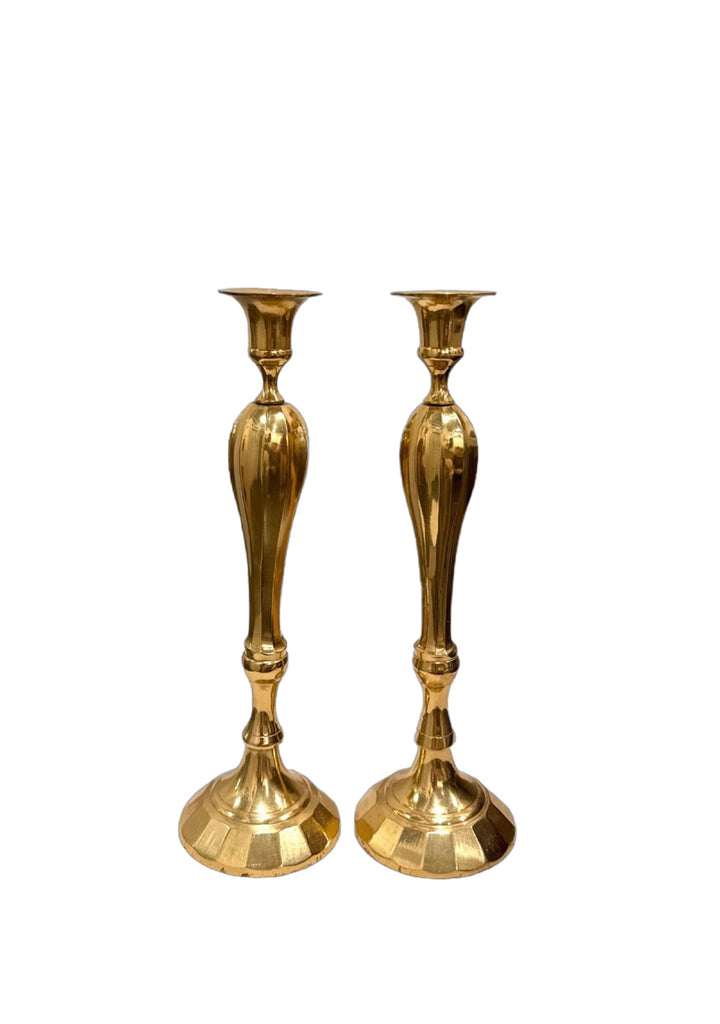 Classic Brass Candlesticks
